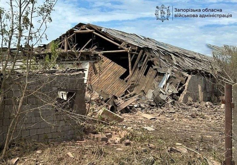 Zaporizhzhia following the shelling