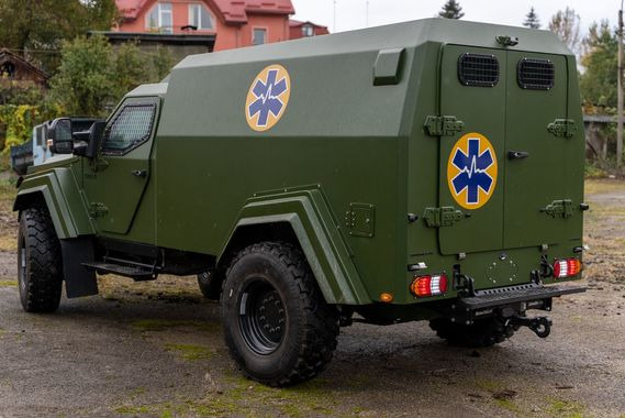 First armored ambulance arrived in Ukraine 03