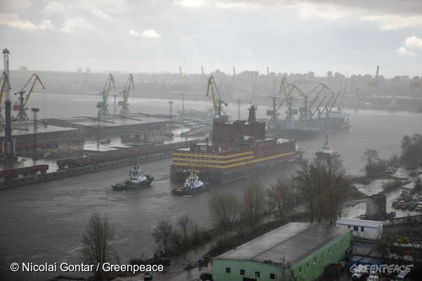 Экологи Greenpeace обеспокоены запуском в России первой плавучей АЭС Академик Ломоносов 02