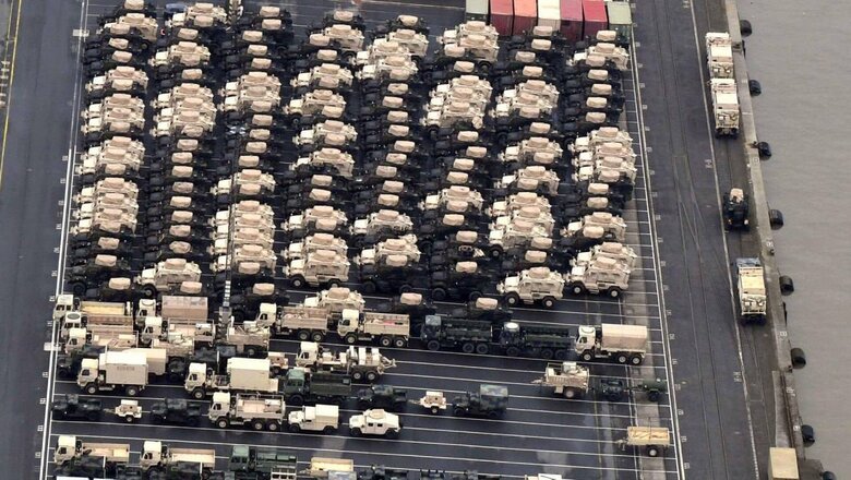 Судно, перевозившее 60 БМП Bradley для Украины, уже разгрузилось в Германии 05