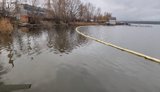 Fuel oil spill in the Southern Bug River near the Ladyzhyn Thermal Power Plant