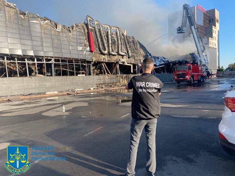 Последствия ракетной атаки на Одессу 09