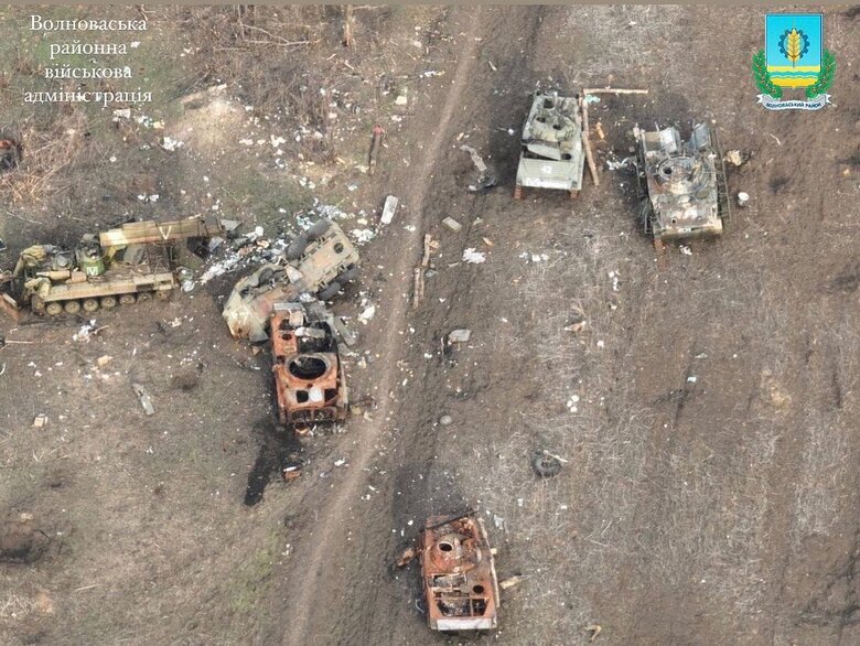 Destroyed enemy equipment in Vuhledar area 04