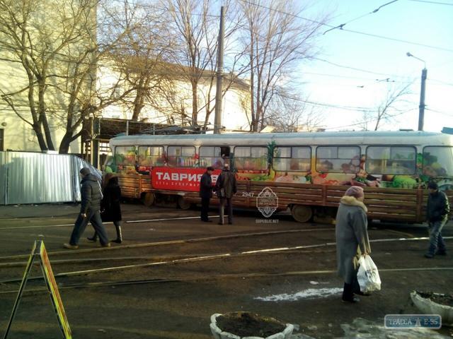 одесса дтп трамвай