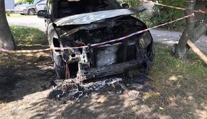 Car of member of regional council, head of UKROP faction Kokitko blown up in Zhytomyr region. PHOTO