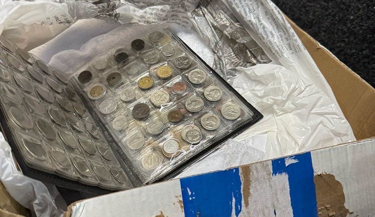 Antique coins and icons seized at border with Romania, – State Border Guard Service. PHOTO