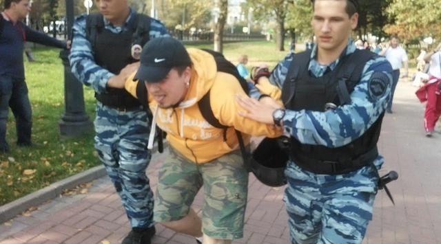 москва задержание