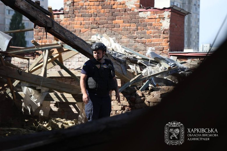 Consequences of the shahid attack on Kharkiv on 16 September 2025