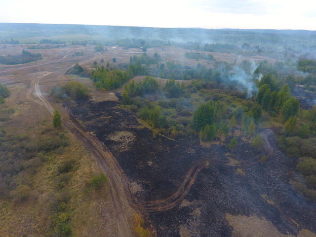 Рятувальники ліквідовують займання на торфполях на Черкащині. Оголошено надзвичайну ситуацію, - ДСНС 03