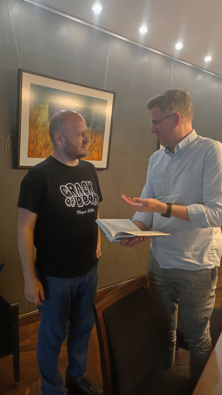 Посол Естонії Каймо Кууск: Ми були надзвичайно щасливі, коли ви збили ракету Кинджал над Києвом. Це був прямо рок-н-рольний момент! 13 Посол Естонії Каймо Кууск: Ми були надзвичайно щасливі, коли ви збили ракету Кинджал над Києвом. Це був прямо рок-н-рольний момент! 13