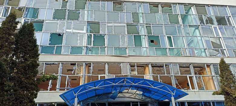 Внаслідок російського обстрілу Києва значно постраждали будівлі Київського нацуніверситету імені Тараса Шевченка 18