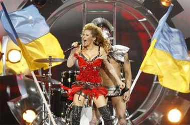 Светлана Лобода в полуфинале Евровидения-2009. Фото Reuters