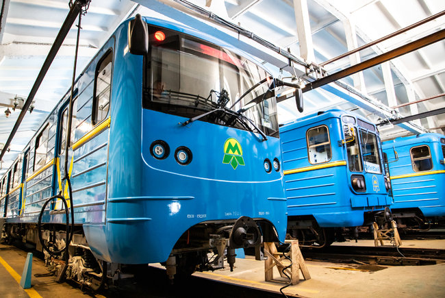 Киевский метрополитен впервые самостоятельно провел модернизацию поезда 01