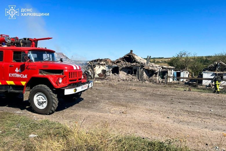 Удар по Грушевке в Харьковской области