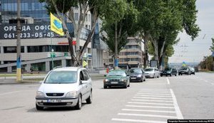 "Євробляхери" провели в Запоріжжі автопробіг проти штрафів