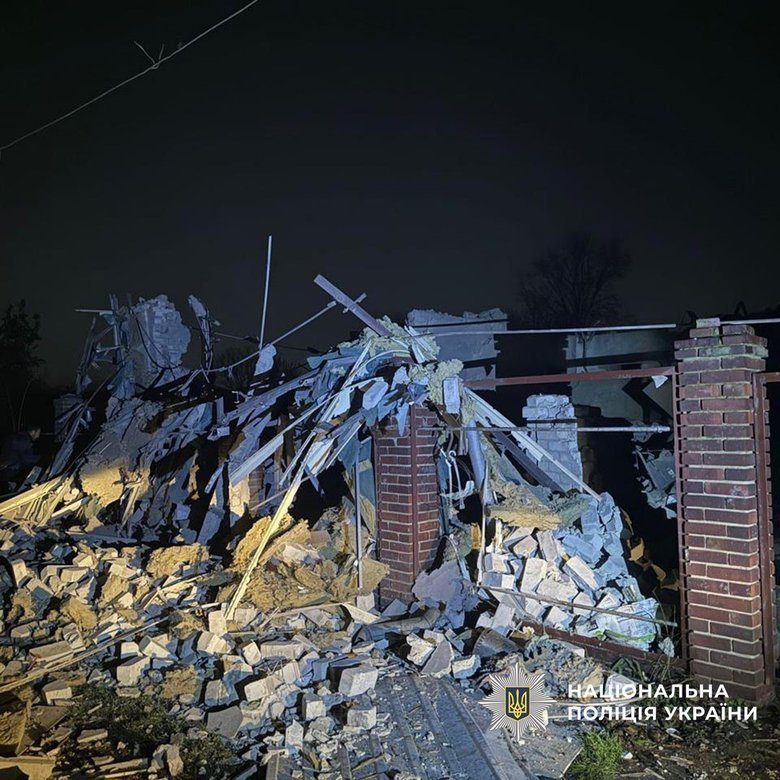 Massive Russian strikes on Donetsk region: drones 