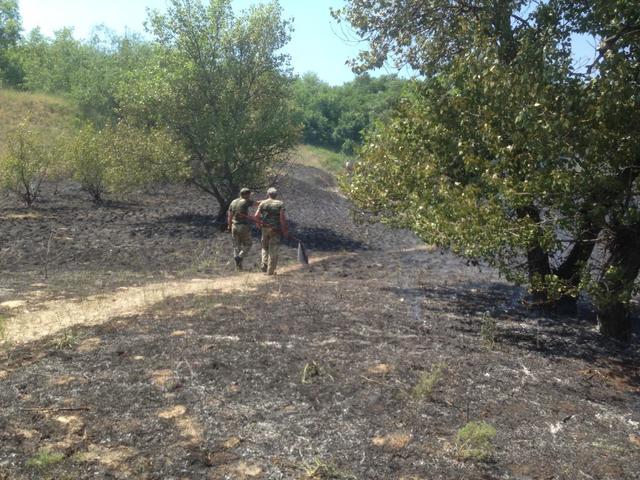 Fire erupted on Khortytsia island, Sich and national park under threat 03