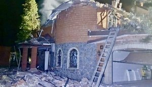 Russians attack Dnipro with drones: woman injured, fires in city. PHOTOS (updated)