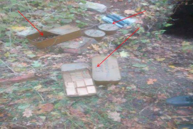 ВСП виявила на Донеччині схованку з боєприпасами 03 ВСП виявила на Донеччині схованку з боєприпасами 03