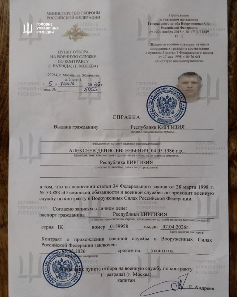 Киргизстанці воювали проти України: подробиці від ГУР МО