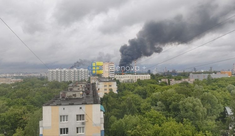 Moscow oil refinery on fire following drone attack on Russian capital. VIDEO+PHOTOS