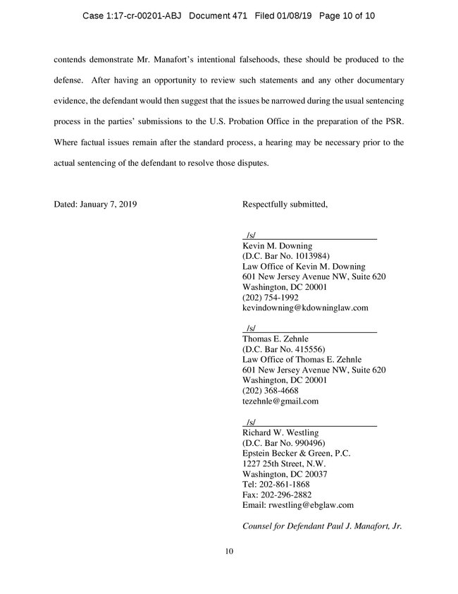 В 2016 году Манафорт обсуждал с Килимником план по мирному урегулированию ситуации в Украине 10