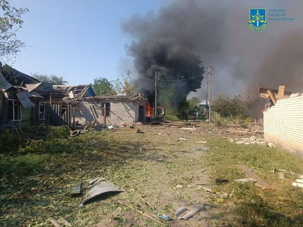 Росіяни скинули авіабомбу на Ямпіль Сумської області, четверо поранених