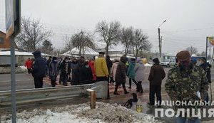 Две трассы на Харьковщине перекрывали в знак протеста против тарифов на газ. ФОТОрепортаж