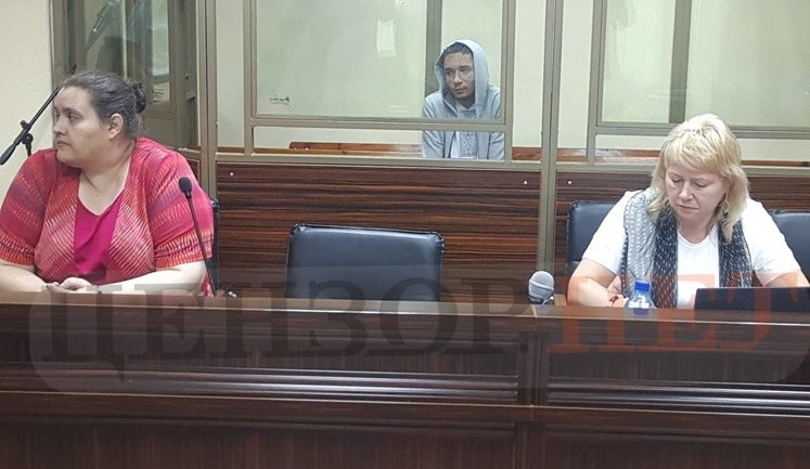 "I do not plead guilty," - Ukrainian Pavlo Hryb in Russian court. PHOTO