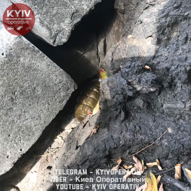 На Подоле в Киеве обнаружили гранату: движение перекрыто, образовались пробки 01