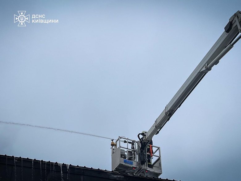 Consequences of the attack in the Kyiv region