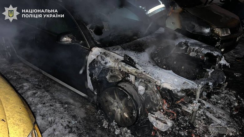 поджог авто