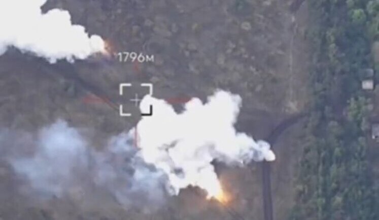 Russian Buk-M2 SAM system was detected and destroyed by fighters of 15th Artillery Reconnaissance Brigade "Chornyi Lis". VIDEO