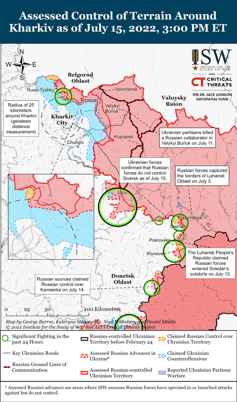 Росіяни виходять з оперативної паузи та намагаються поновити наступ на Донбасі, - ISW 02