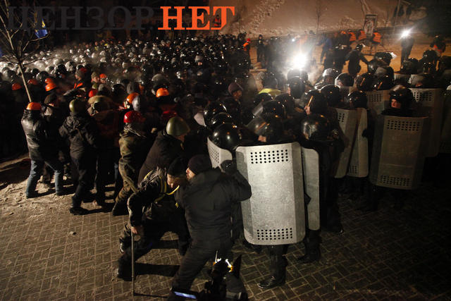 штурм евромайдана