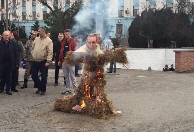 крым эрдоган чучело