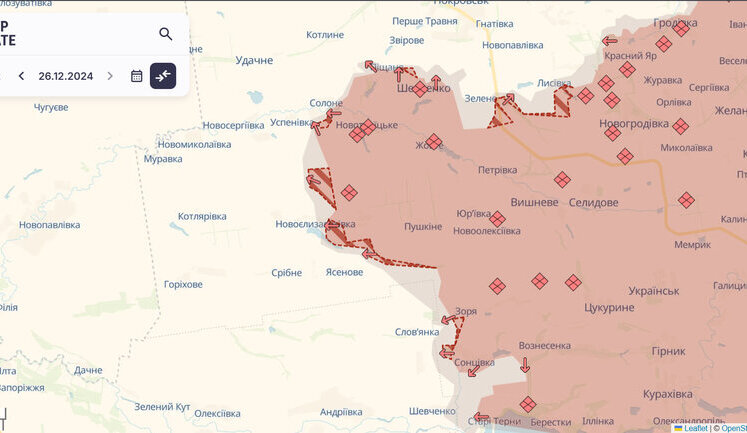 Enemy occupied Ukrainka and advanced near 7 settlements in Donetsk region - DeepState. MAP