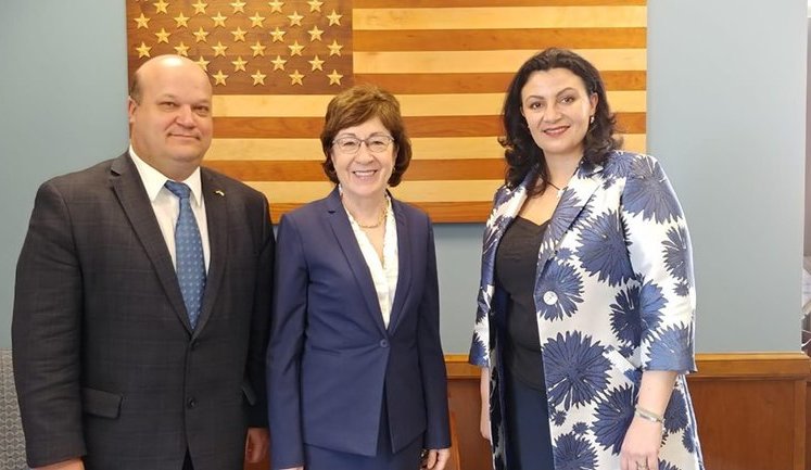 Климпуш-Цинцадзе обговорила в Сенаті США посилення санкцій проти РФ і збільшення допомоги Києву, - посольство України. ФОТО