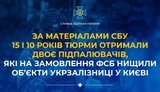 Arsonists who destroyed Ukrzaliznytsia facilities in Kyiv on FSB orders receive 15- and 10-year prison terms