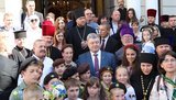 Порошенко у храмі УПЦ КП Дніпра помолився за створення Помісної церкви. ВІДЕО+ФОТОрепортаж
