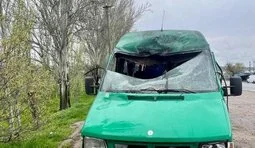 удар по маршрутці на Нікопольщині