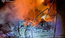 Consequences of the UAV attack on the Kharkiv region. Fires broke out, casualties are known