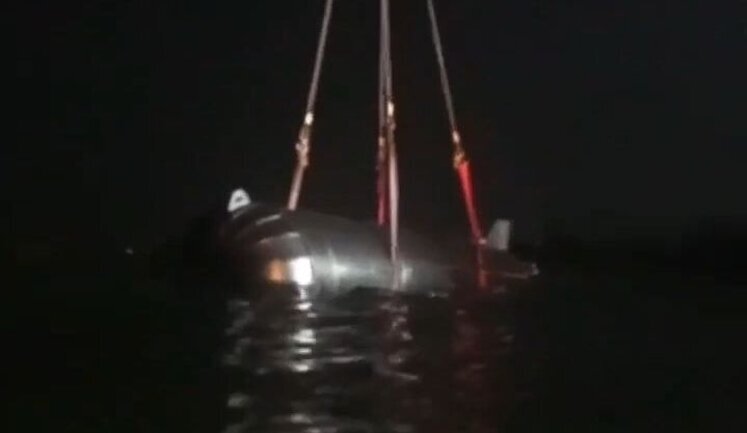 Испытание украинского подводного дрона "Марічка". ВИДЕО
