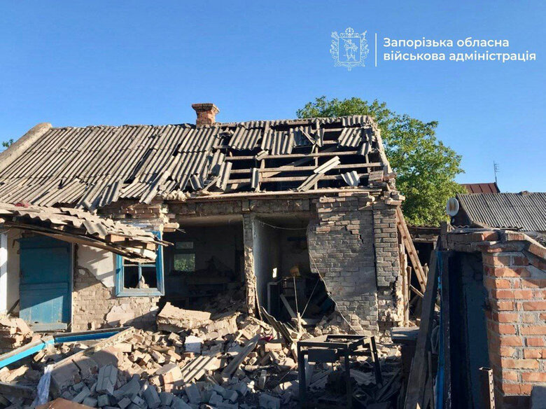 У Запорізькому районі дрони РФ пошкодили будинки