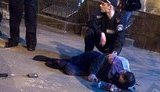 В центре Киева вооруженный милиционер пытался ограбить обменник. ФОТОрепортаж