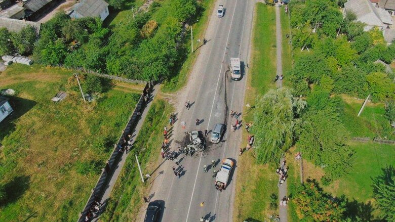 Child died in road accident in Rivne region, 8 more people were injured, - State Emergency Service 04