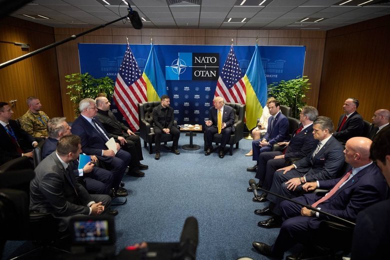 The meeting between Zelenskyy and Trump in Ankara