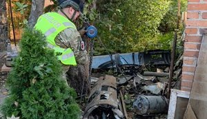 Explosion could have destroyed several private homes: 90 kg "Geran" warhead removed in Kyiv. VIDEO+PHOTOS