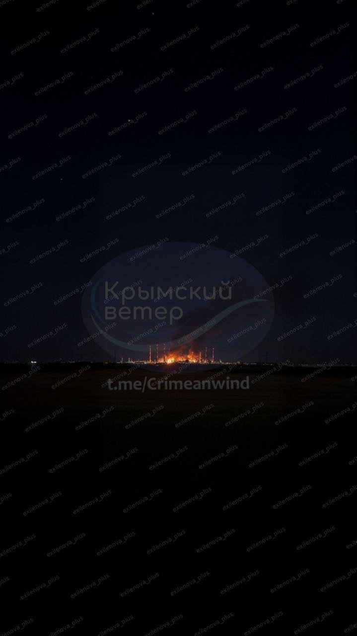 горить газовий завод в рф