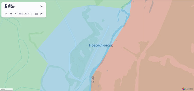 Новомлинськ карта